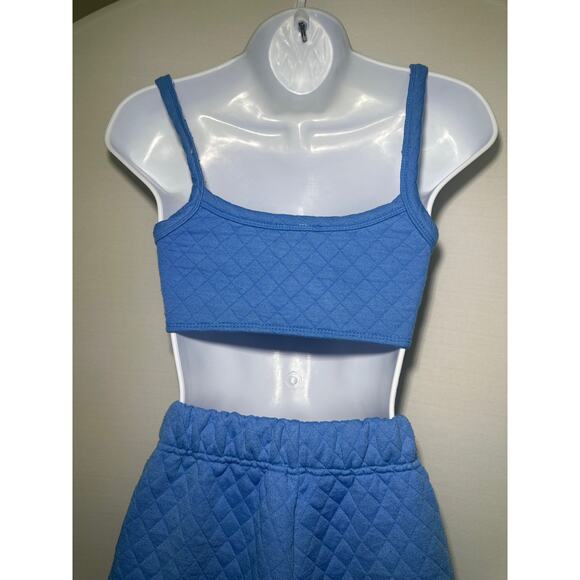 Princess Polly Blue Quilted Sweatset - Picture 4 of 6